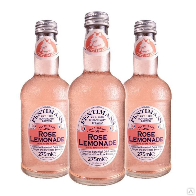 Напиток FENTIMANS Rose Lemonade / Розовый лимонад 275мл*3шт. #1