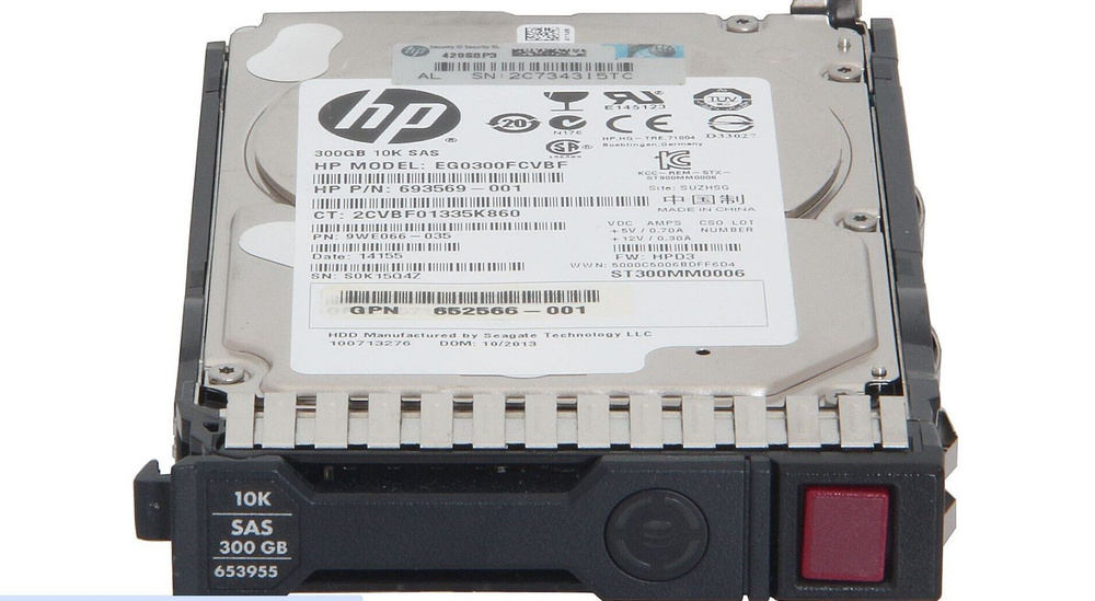 HP 300 ГБ Внутренний жесткий диск 652564-B21,653955-001 (652564-B21)  #1