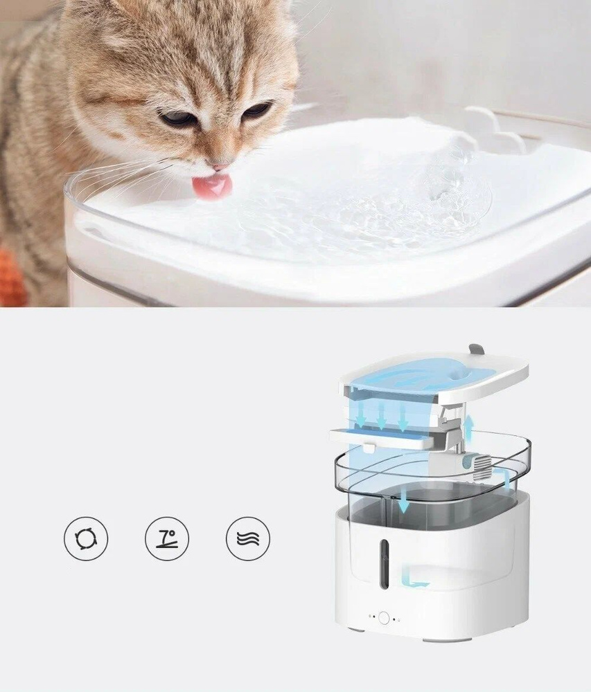 Автопоилка для кошек Pawbby Pet Water Dispenser MG-WF001 #1