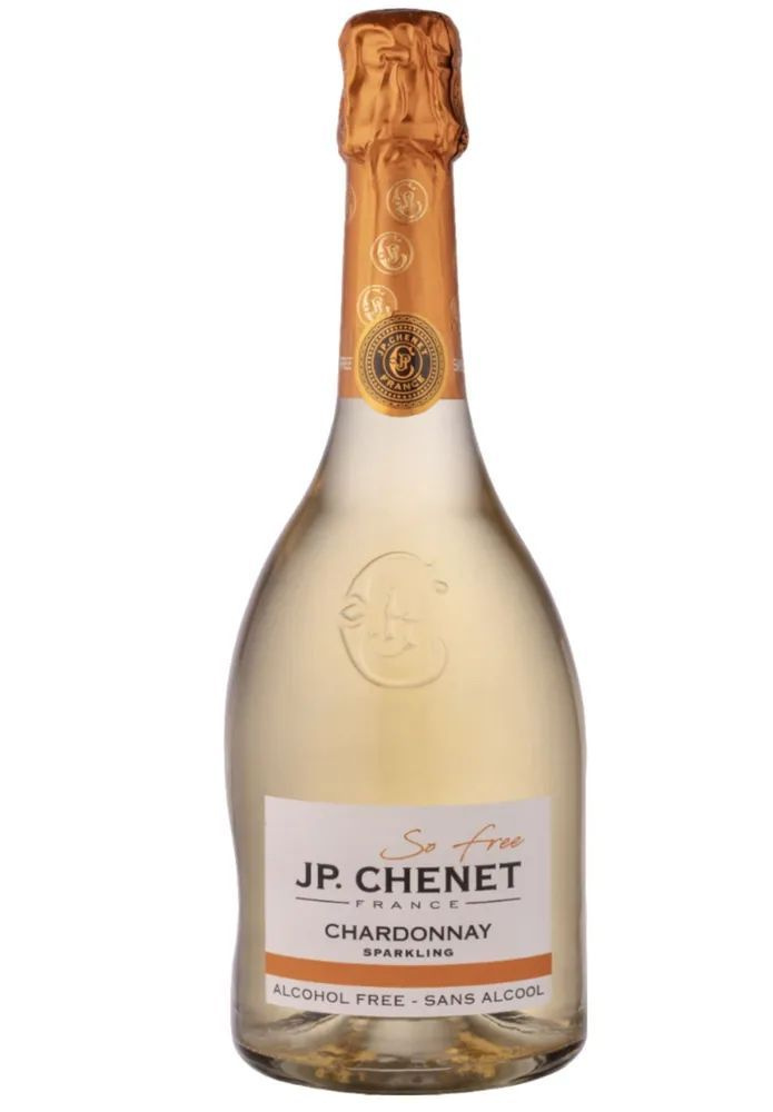 Вино безалкогольное игристое J.P. Chenet Chardonnay, белое сладкое, 750мл. Франция  #1