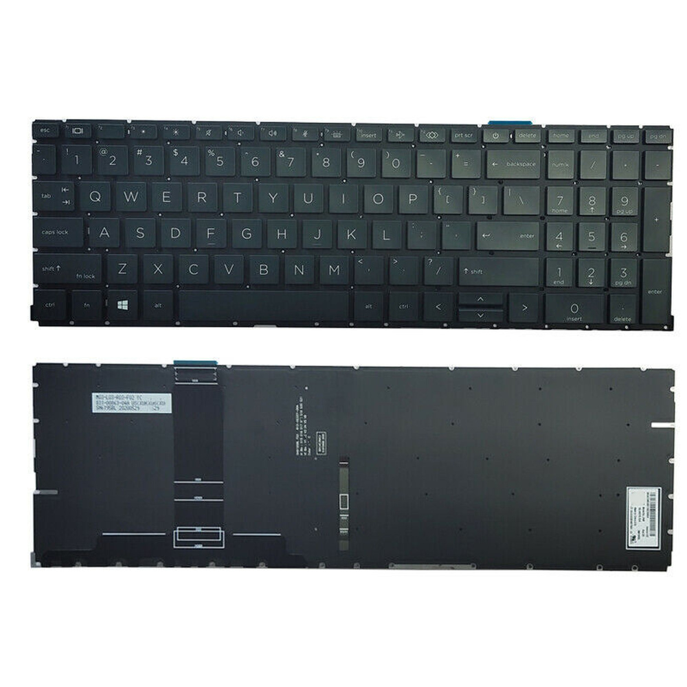 Клавиатура для HP Probook 450 G8 455 G8, p/n: 2B-ABU07O100 M21741-251, цвет черный, 1 шт  #1