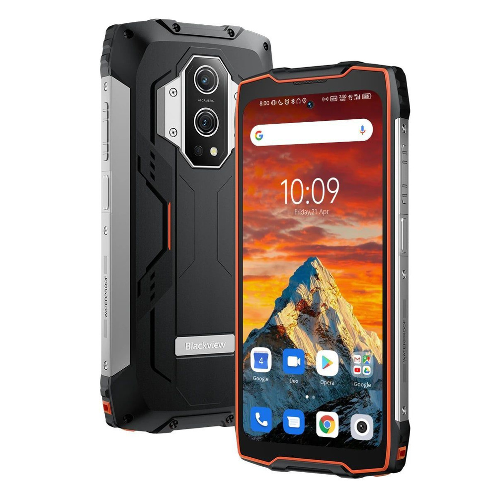 Blackview Смартфон BV9300 с фонариком 12/256GB , оранжевый #1