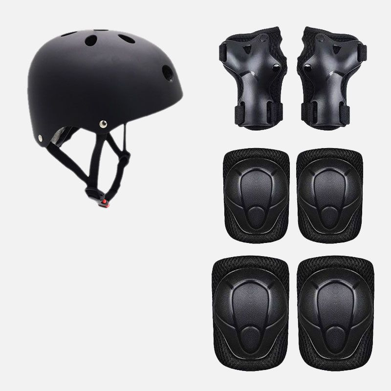 Комплект защитный MyPads наколенники, нарукавники, подлокотники, шлем для велоспорта, катания на роликах, #1