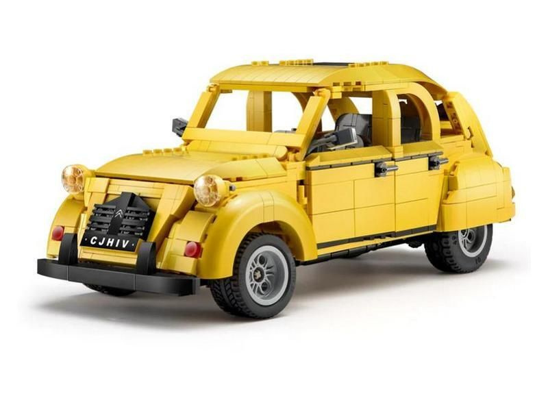 Конструктор CADA ретроавтомобиль Citroen 2CV 1/12 (1238 деталей) #1