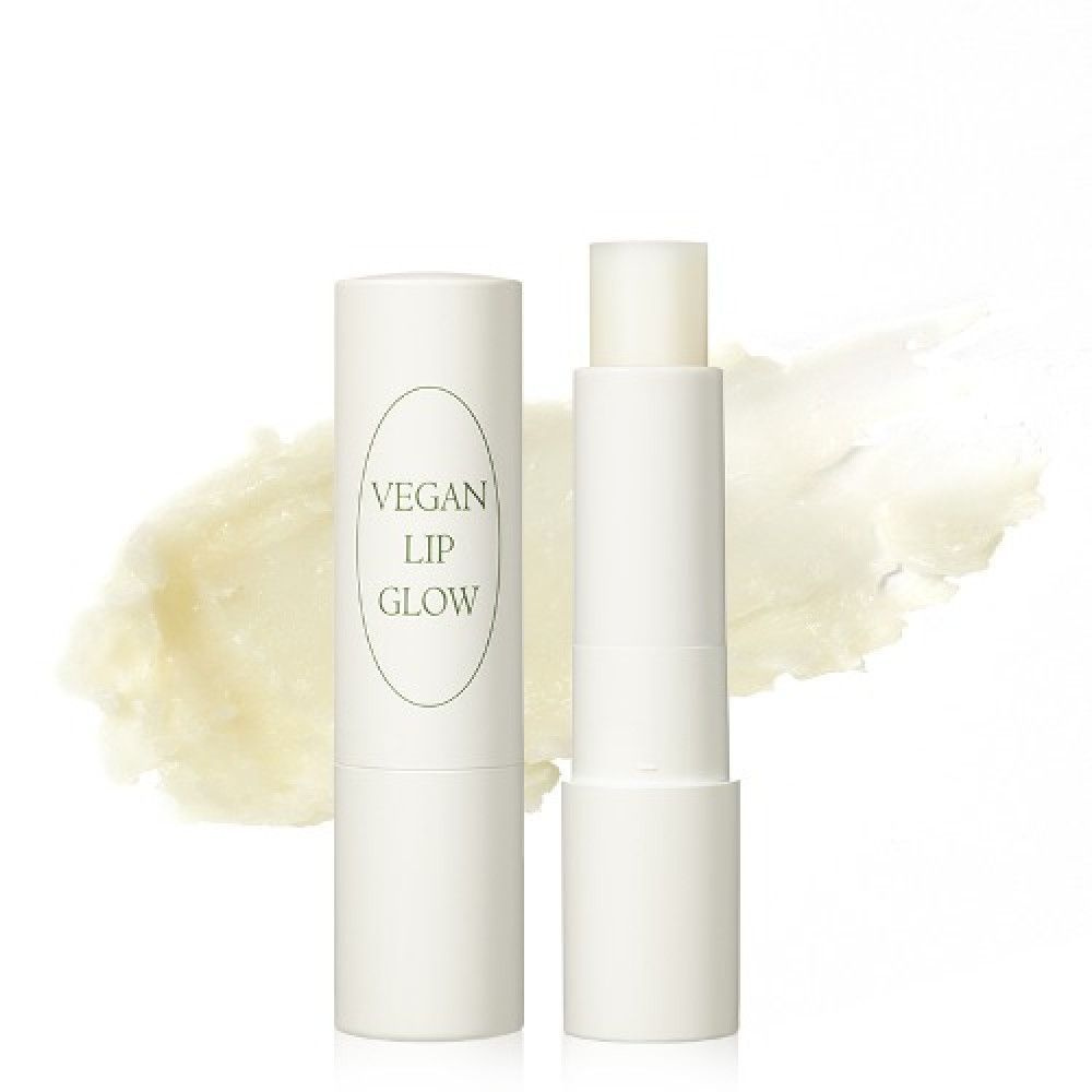 Nacific Vegan Lip Glow #01. Clear веганский оттеночный бальзам для губ (3,9 г.)  #1