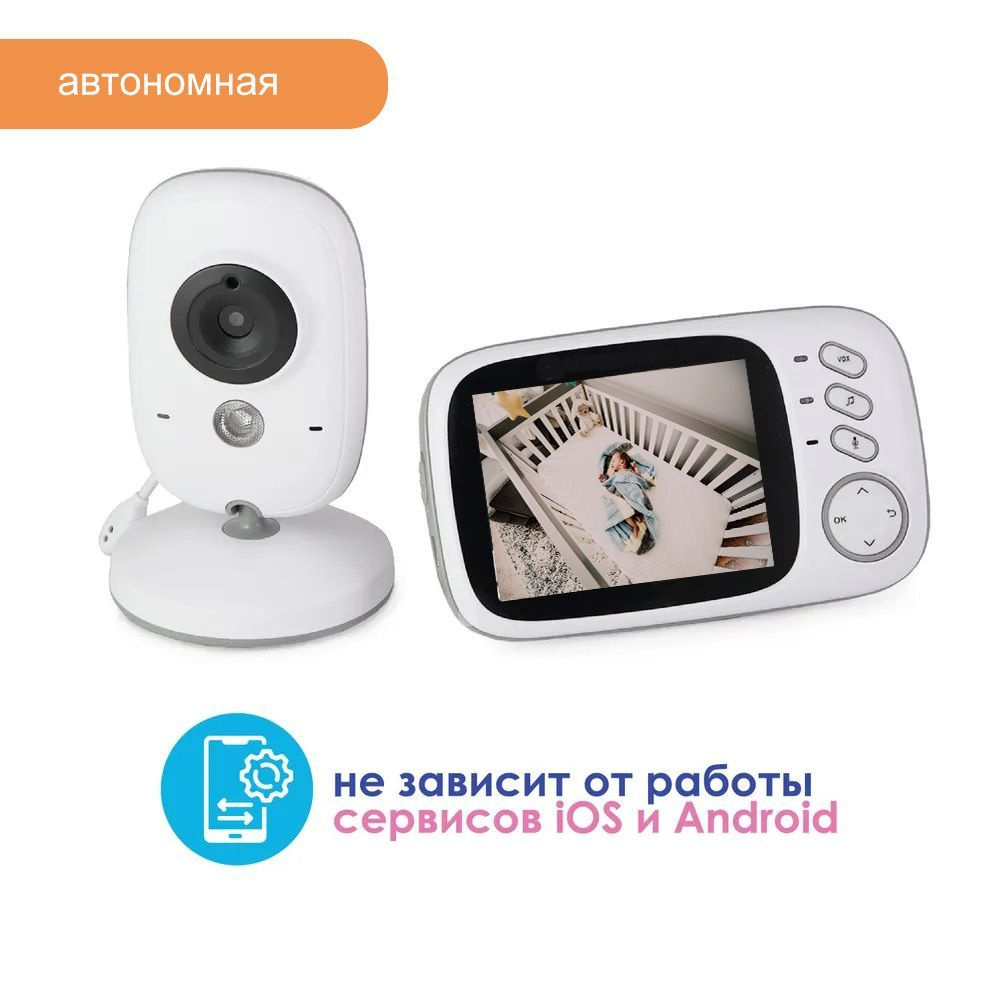 Видеоняня. Видеоняня беспроводная .BOIFUN VB603 c датчиком