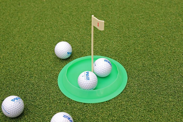Лунка для гольфа и минигольфа напольная резиновая #1