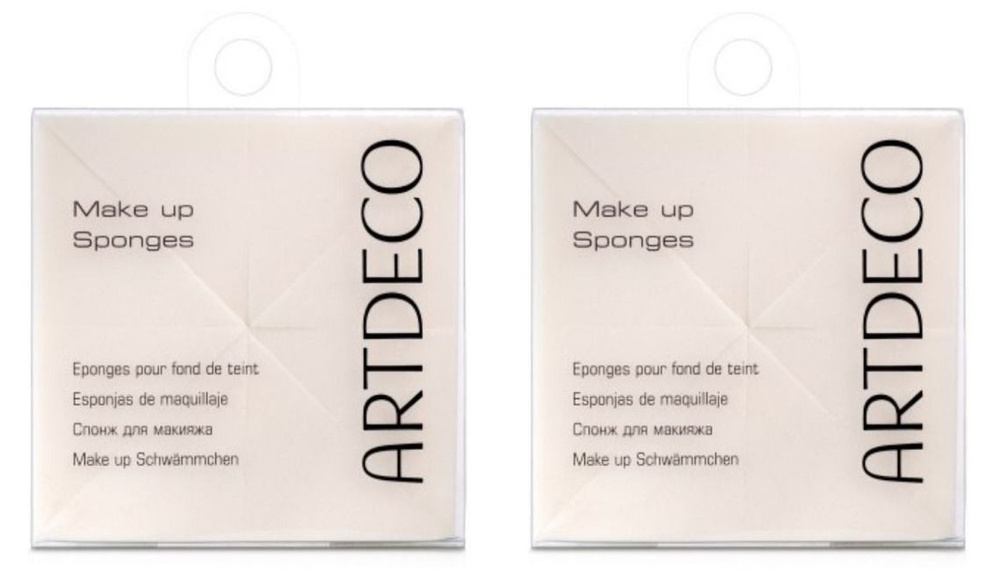 ARTDECO Спонж для макияжа Make up sponge edges № 90 латексный, 8 штук/уп, 2 уп  #1