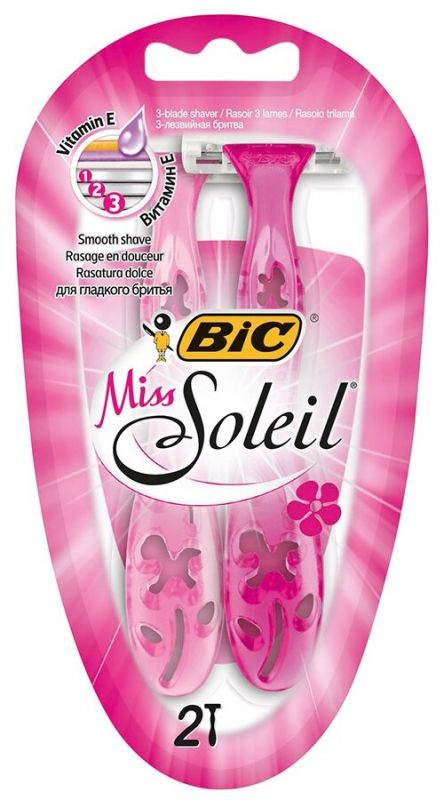 Одноразовая бритва BIC Miss Soleil 3 лезвия, 2 шт #1