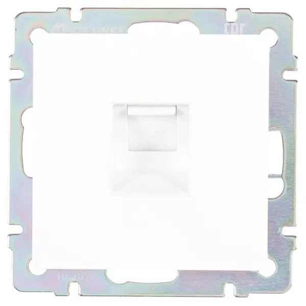 Розетка компьютерная встраиваемая Werkel RJ45, цвет белый #1