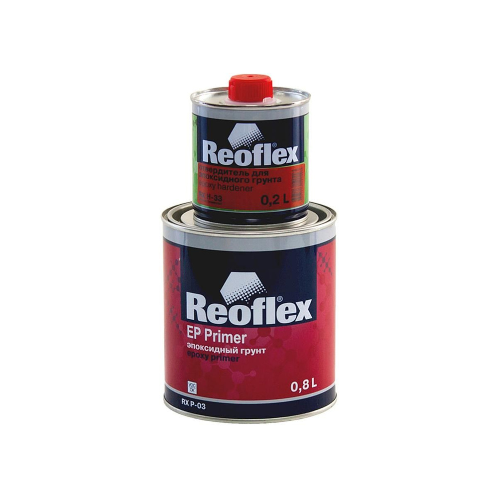 Грунт эпоксидный Reoflex RX P-03 EP Primer серый 0,8 л. с отвердителем 0,2 л.  #1