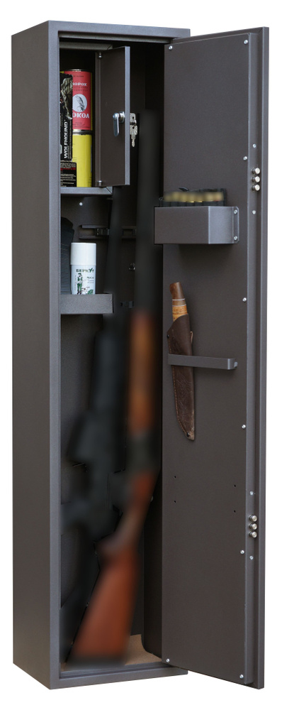 Оружейный сейф для оружия на 2 ствола до 129 см TakTika 2313 МУАР, В130хШ30хГ23 см  #1