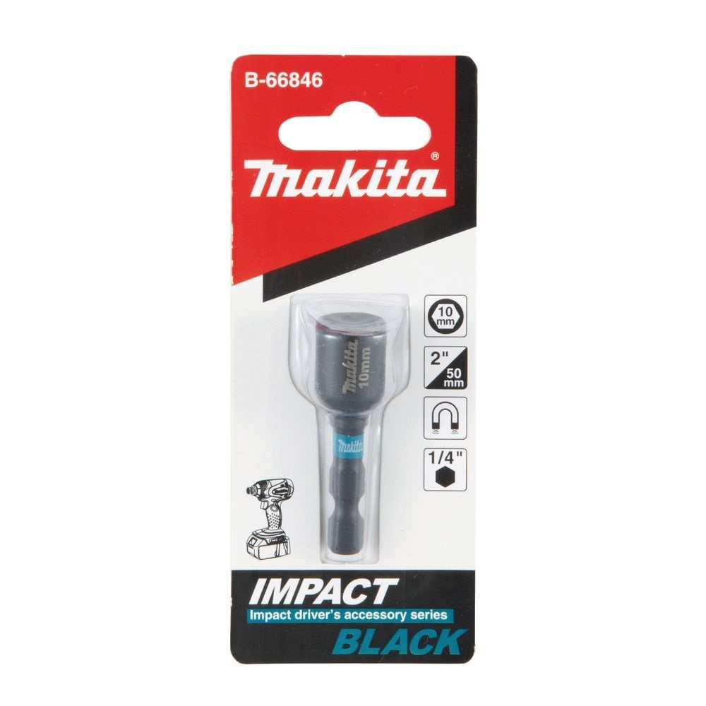 Торцовая магнитная головка Impact Black 10х50 Makita (B-66846) #1