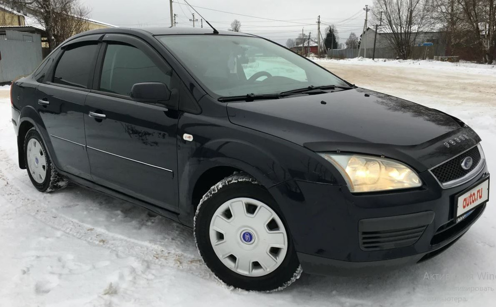 Дефлекторы окон (ветровики) Форд Фокус 2 Ford Focus 2, седан, хэтчбэк(2005-2011)  #1