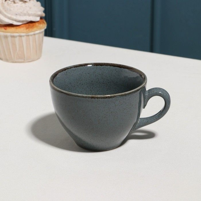 Чашка чайная Pearl, 220 мл, синяя, фарфор #1