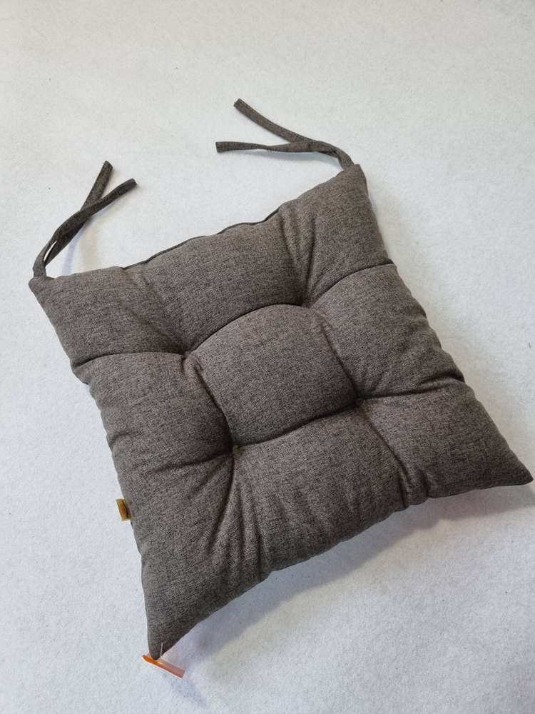 Подушка для сиденья МАТЕХ MELANGE LINE 42х42 см. Цвет серо-коричневый, арт.32-977  #1