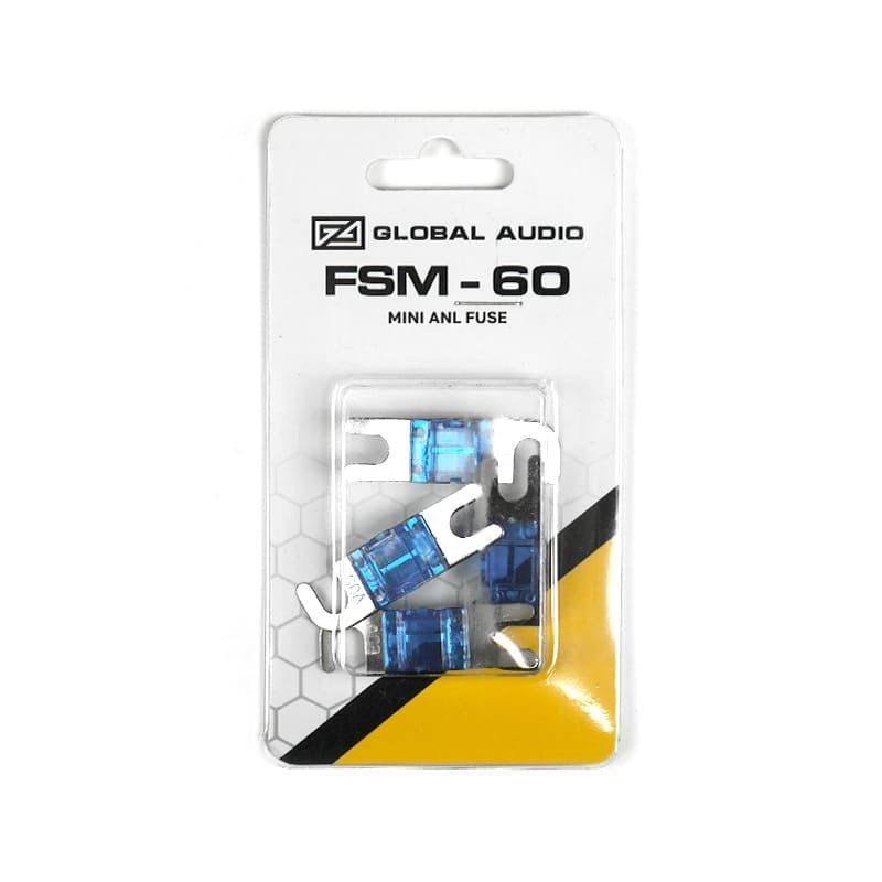 Предохранитель miniANL Global Audio FSM-60, 60A (4 шт упаковке) для автозвука  #1