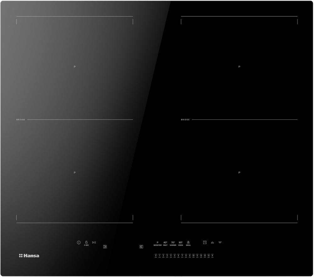 Индукционная варочная поверхность Hansa BHI67906, Induction 3.0, 60 см, безымпульсная технология, слайдерное #1