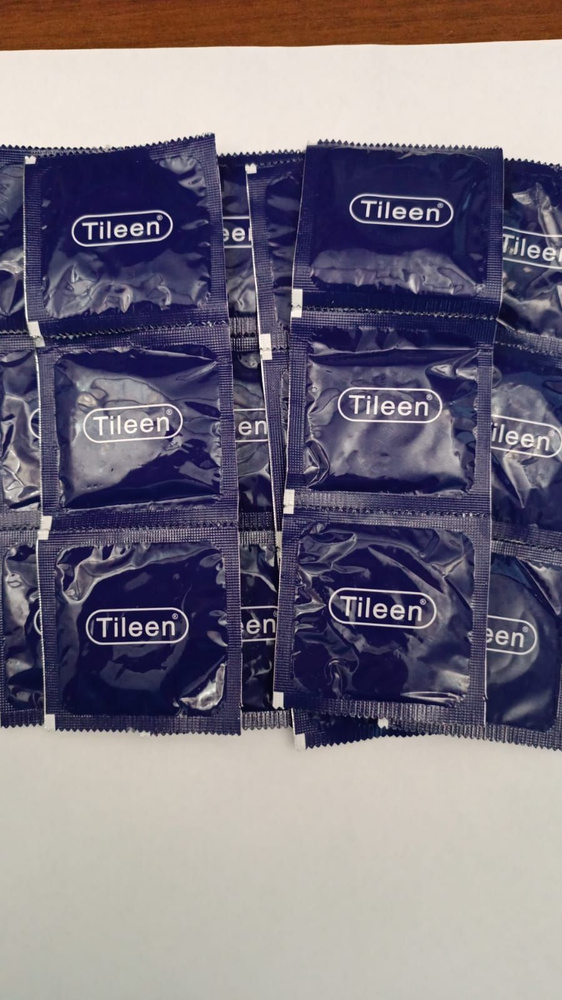 Презервативы латексные Tileen с точечным рельефом и смазкой 30 шт. в анонимной упаковке  #1