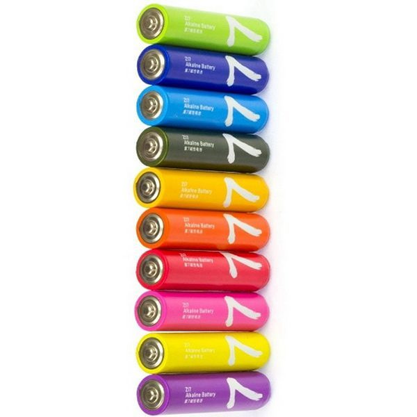 Батарейки Xiaomi Rainbow Batteries,10 штук,ААA #1