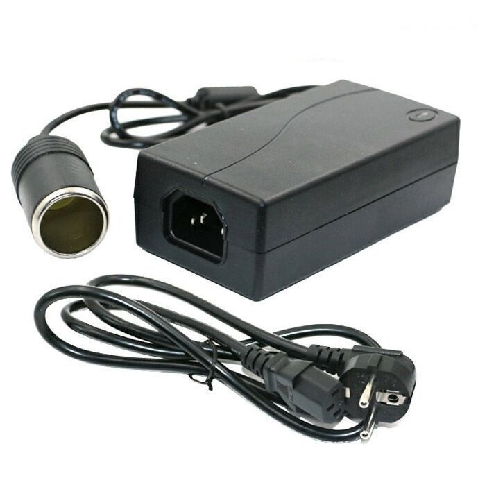 Адаптер сетевой (преобразователь) с гнездом прикуривателя 220В на 12В ...