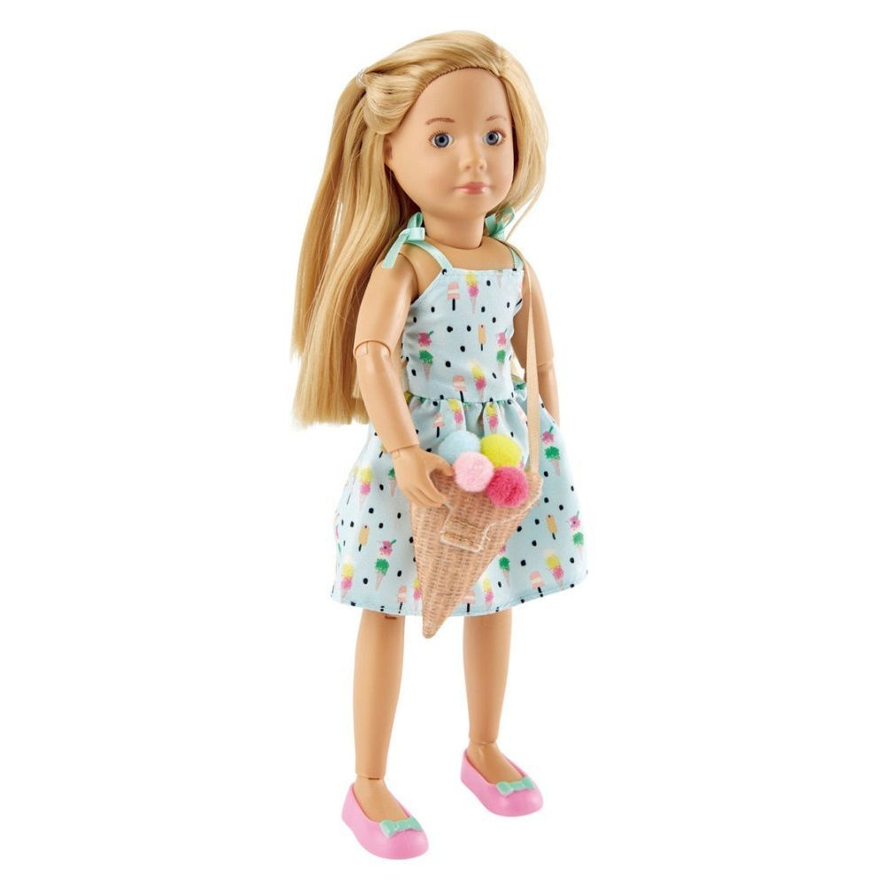 Кукла Вера Kruselings в сарафане и с сумкой-мороженое, 23 см, арт. 0126872  #1