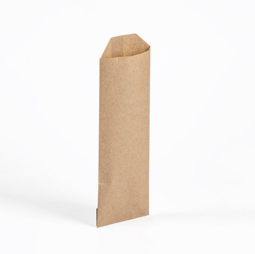 Пакет крафт- бумажный для столовых приборов 100 шт. #1