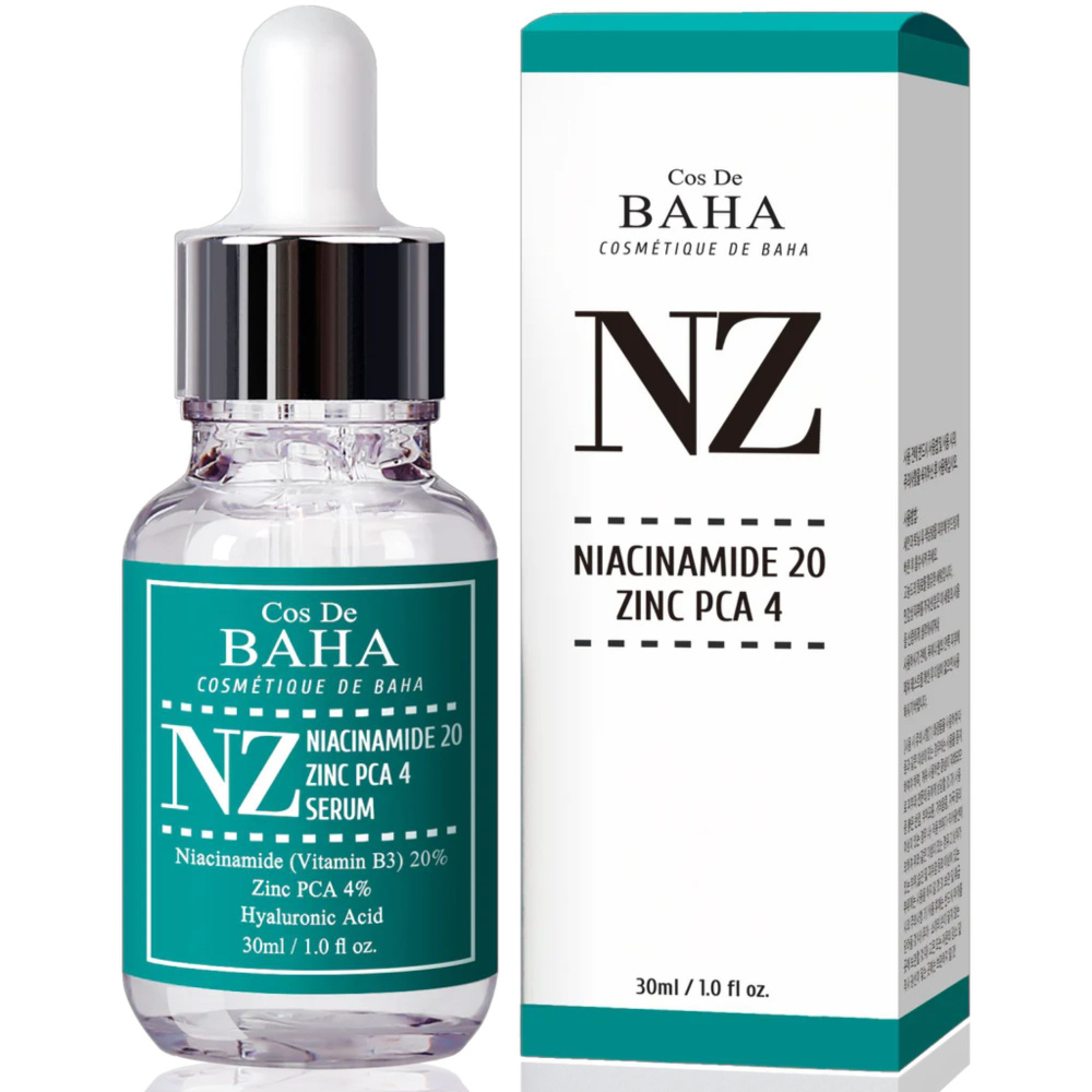 Cos De Baha Укрепляющая сыворотка для сужения пор и сияния кожи Niacinamide 20% Zinc 4% Pore Reducer #1