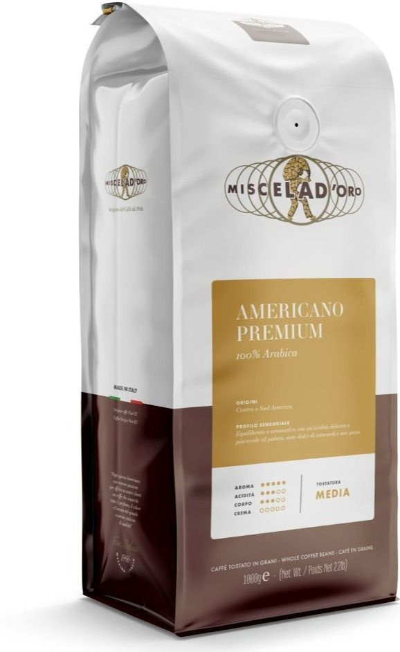 Кофе в зернах Miscela d'Oro Americano Premium, 1 кг #1