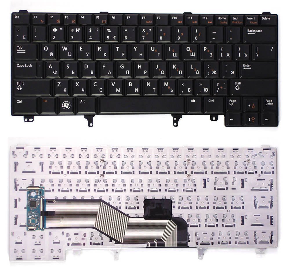 Клавиатура для ноутбука Dell E6420 E6220 E6320 E5420 p/n: 9Z.N5MBC.00R, NSK-DV0BF  #1