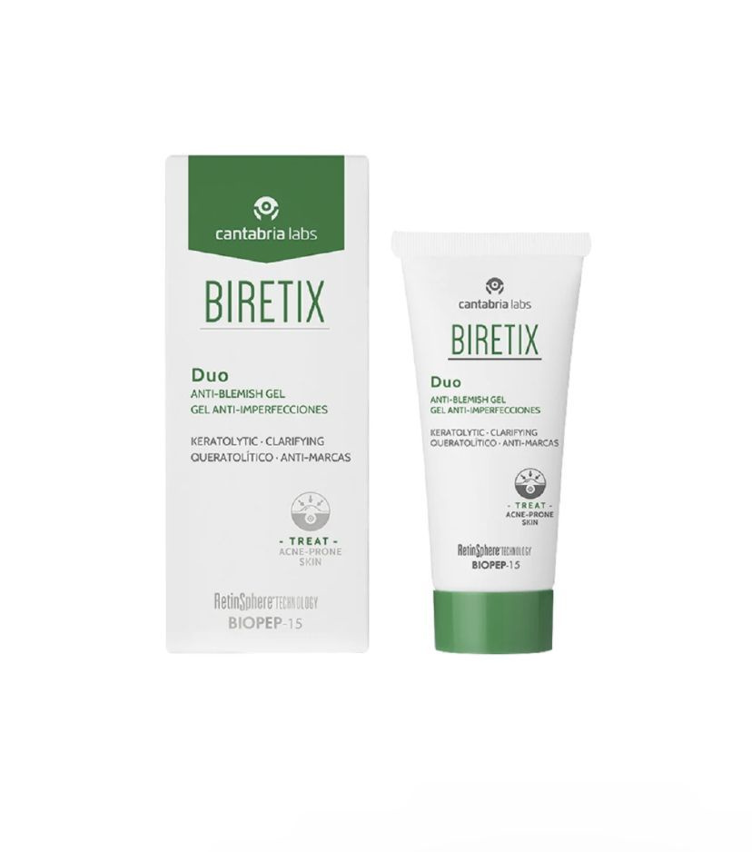 Biretix Duo Purifying Exfoliant Gel Anti-Blemish Gel Cantabria Labs Себорегулирующий гель, 30 мл.  #1