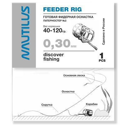 Фидерная оснастка Nautilus Патерностер № 2 d-0.30мм #1