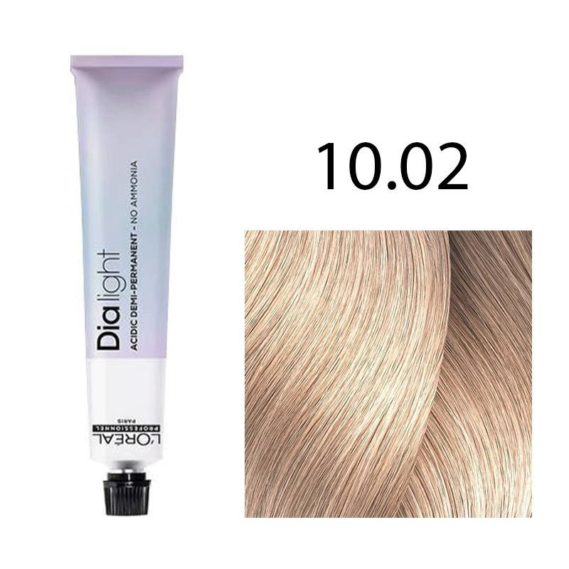Coloration Semi-permanente L'Oreal Professionnel Paris DIA LIGHT Nº 10.02 60 ml main image 0