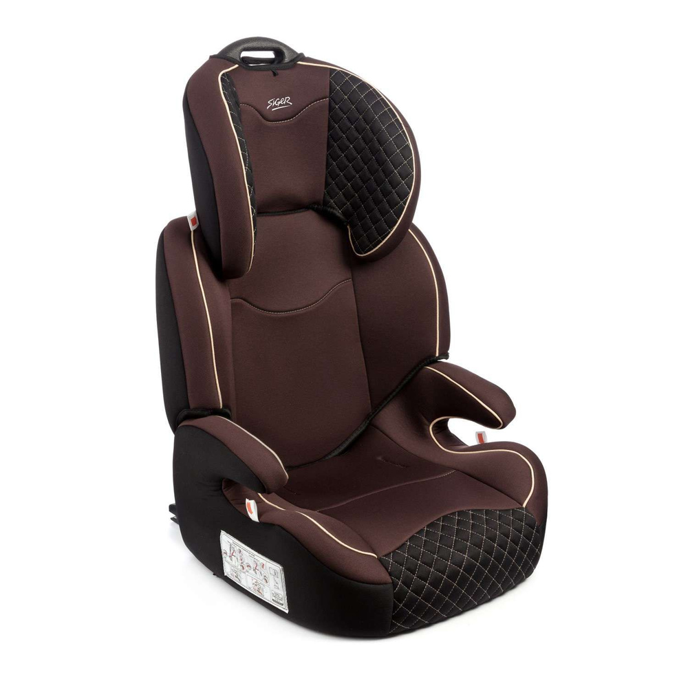 Автомобильное кресло SIGER УУД Siger Вега Fix гр.II/III коричневый  #1