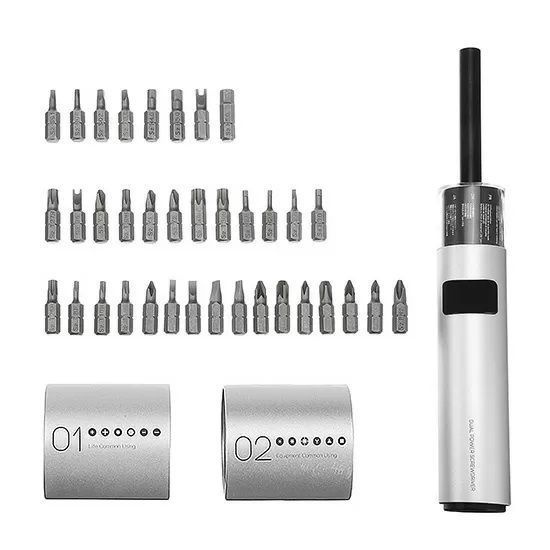 Отвертка электрическая Xiaomi Wowstick SD 36 in 1 Screwdriver Set (серебро)  #1