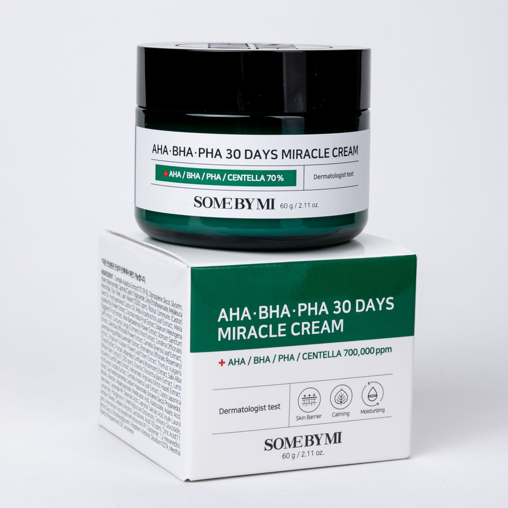 Some By Mi Восстанавливающий крем для проблемной кожи AHA-BHA-PHA 30 Days Miracle Cream, 60 гр  #1