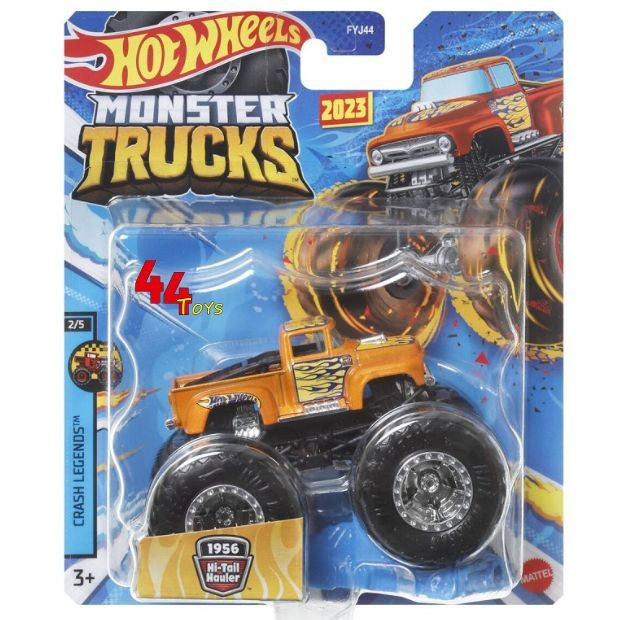 Машинка Hot Wheels Monster Trucks Монстр-трак Hi-Tail Hauler Crash Legends / Хот Вилс  #1