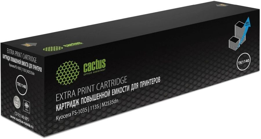 Картридж лазерный Cactus CS-TK1140-MPS черный (14400стр.) для Kyocera FS-1035/1135/M2535dn  #1