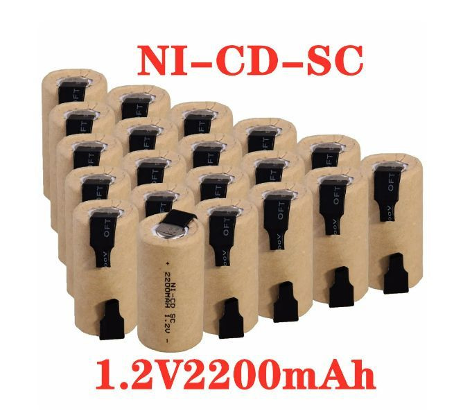 SC никель - кадмиевый аккумулятор 1.2V 2200mah Электрический ...