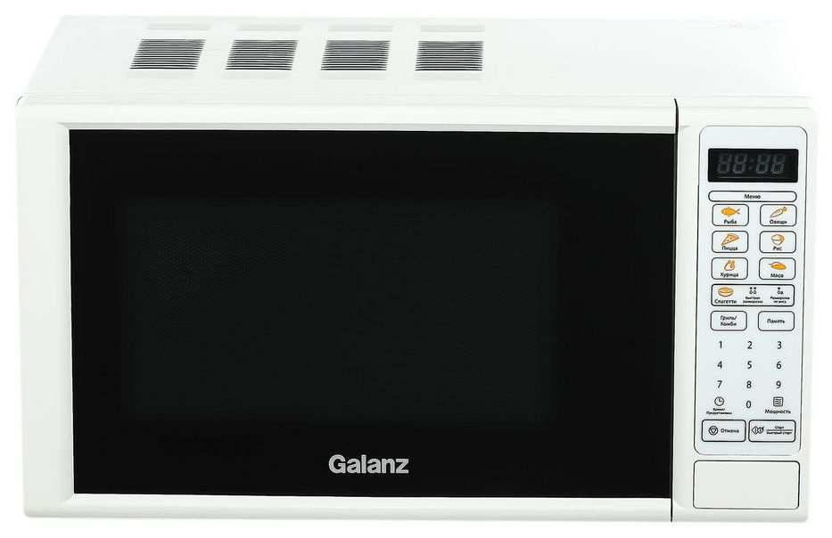Микроволновая печь Galanz MOG-2011DW / 220111 объем 20 литров, мощность 700 Вт, цвет белый (1643223) #1