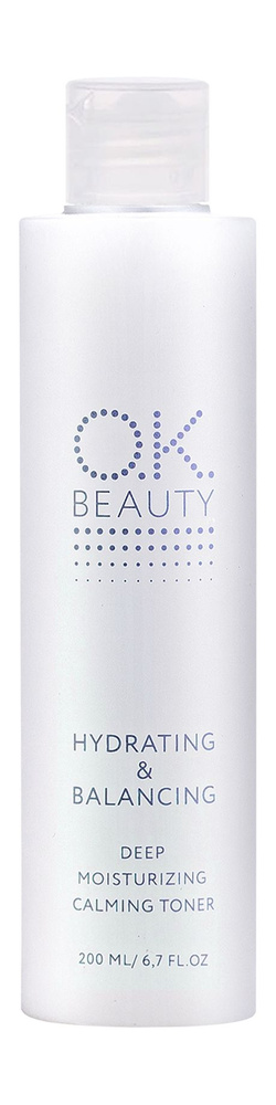 O.K.BEAUTY Тонер для лица увлажняющий Hydrating & Balancing успокаивающий, 200 мл  #1