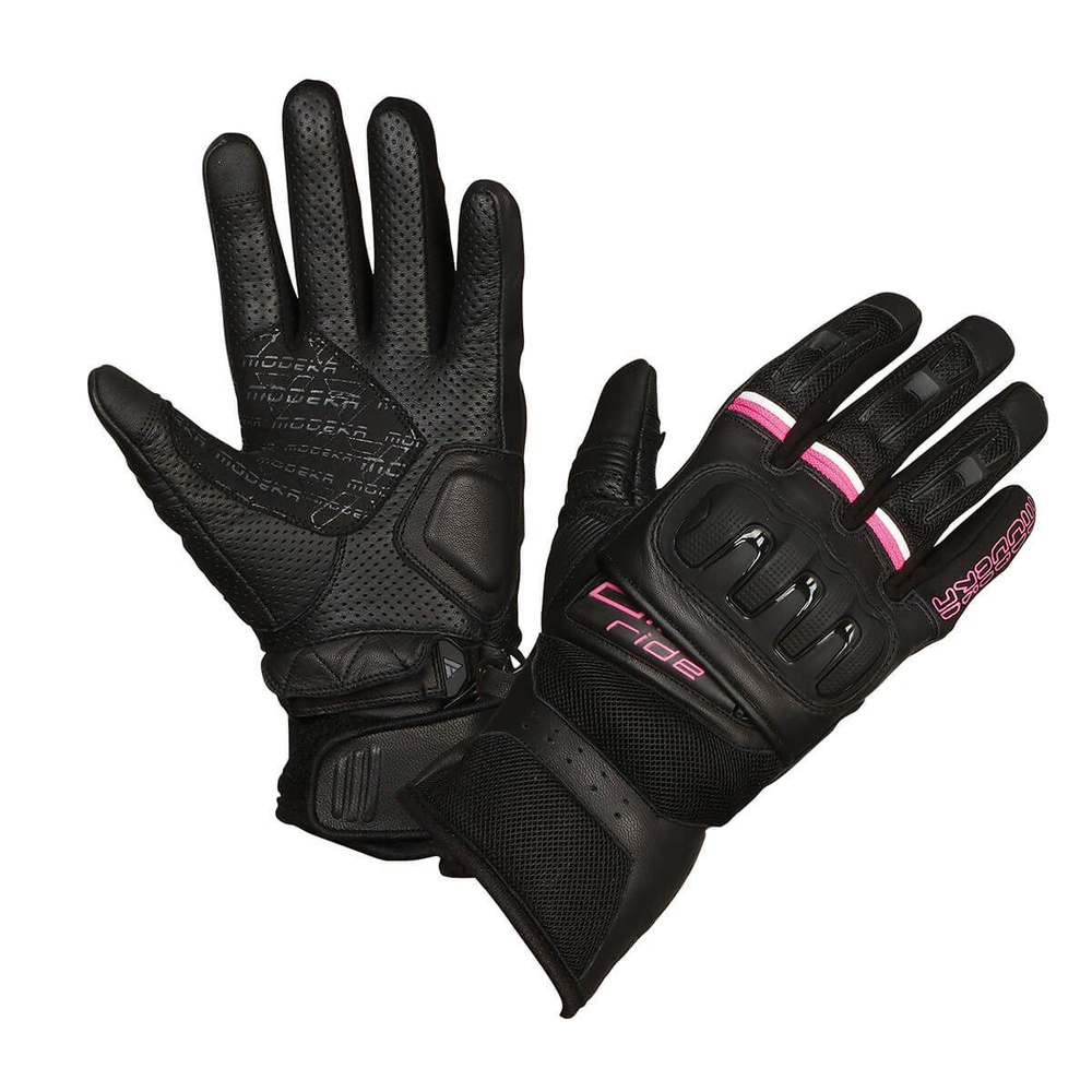 Мотоперчатки Modeka Air Ride Lady (XL, Black Pink) #1