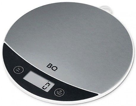 Весы кухонные BQ / БиКью KS1002 с функцией тара, определение объема жидкости, нержавеющая сталь серый #1