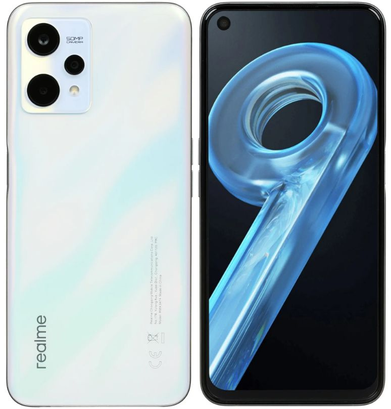 realme Смартфон 9 5G белый 128 ГБ 4/128 ГБ, белый #1