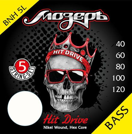 Струны Струны для бас-гитары Мозеръ hit drive bnh 5l 40-120 #1