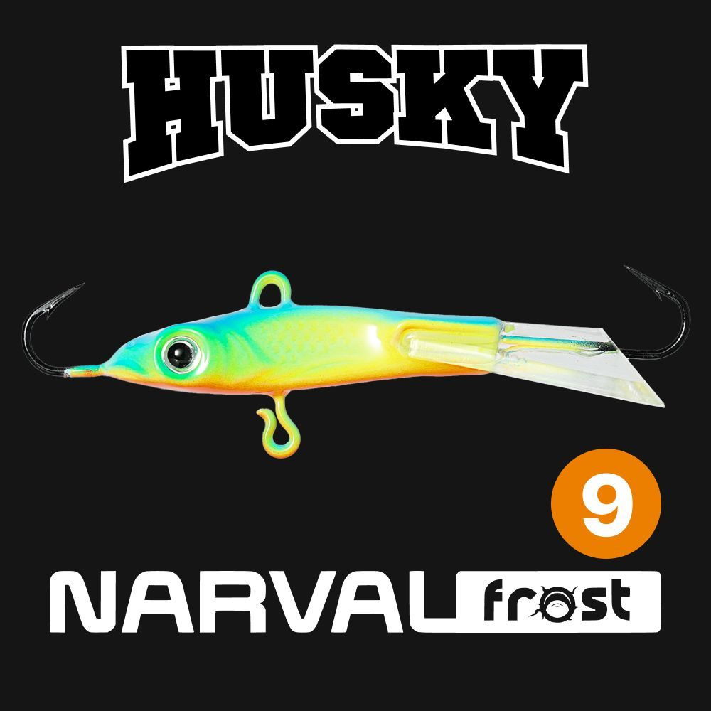 Балансир Narval Frost Husky-9 28g #006-Blue Back Chartreuse #1