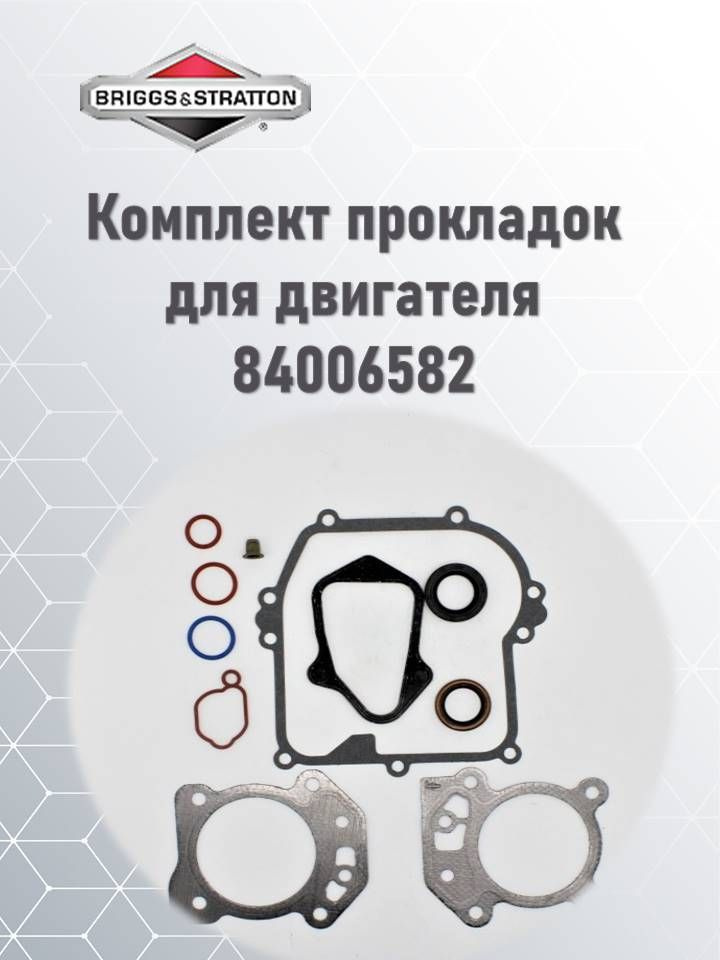 Комплект прокладок для двигателя Briggs & Stratton 84006582 #1