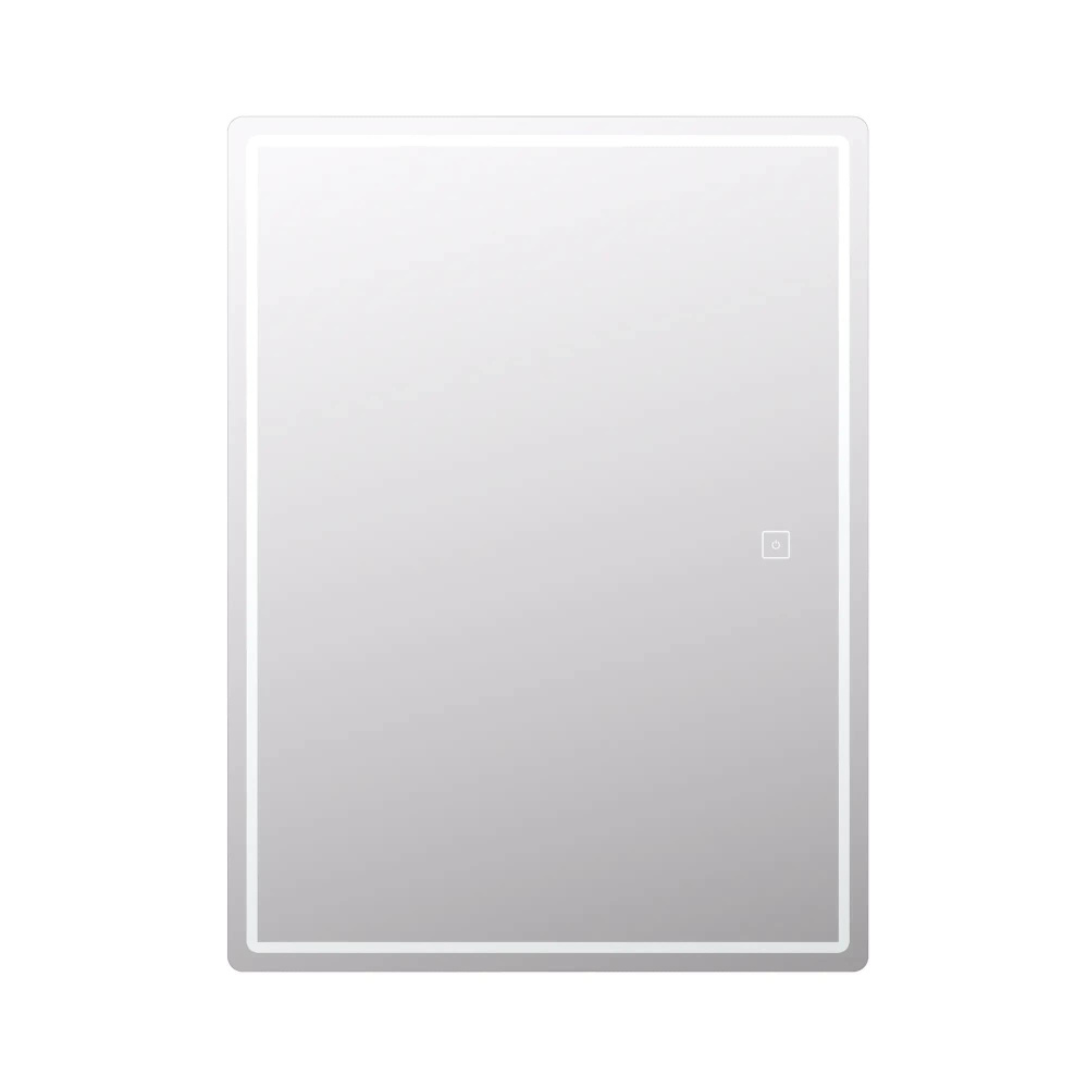 Шкаф для ванной зеркальный подвесной Vigo Look с подсветкой 60х80 см цвет белый  #1