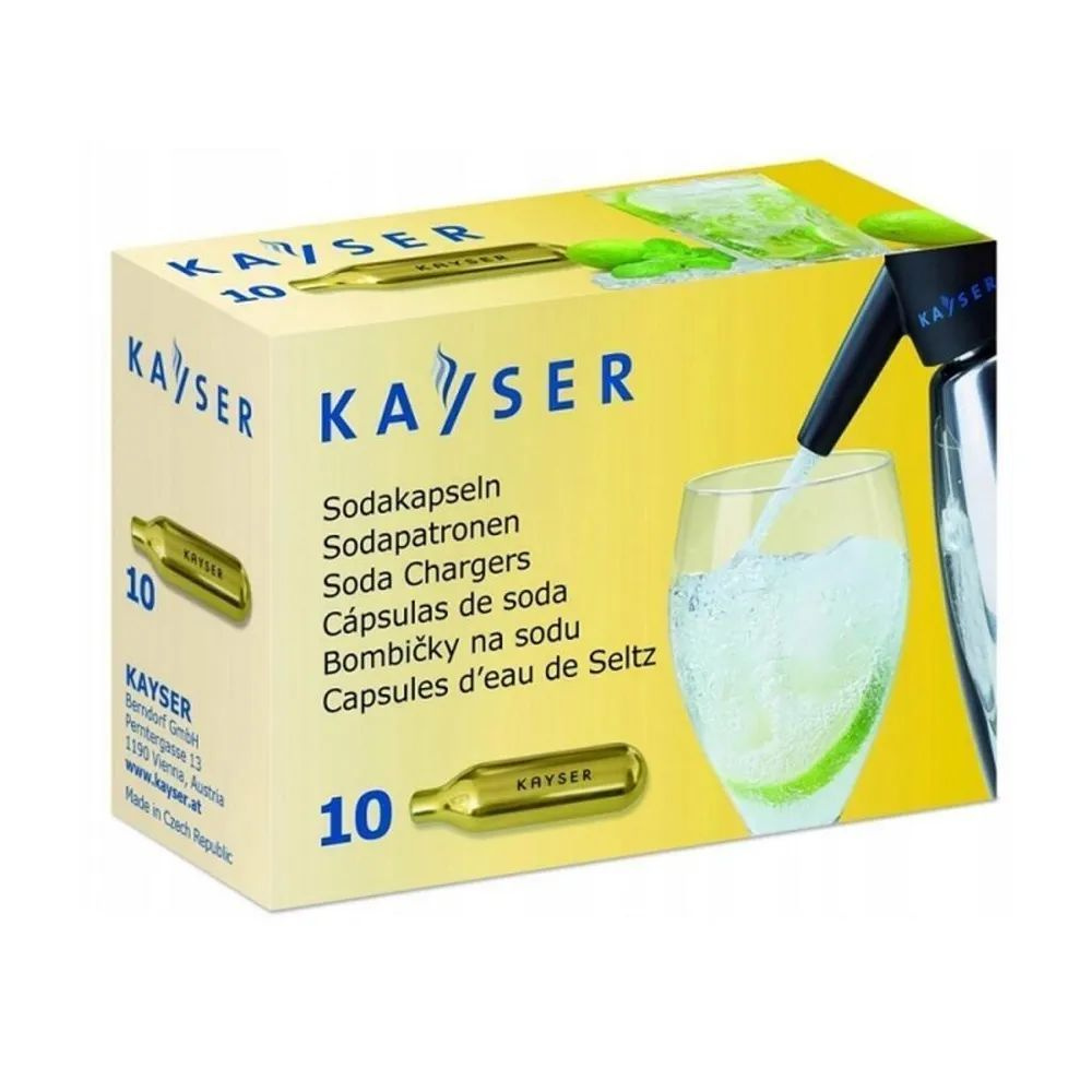 Баллончики для газирования воды Kayser 10шт. #1