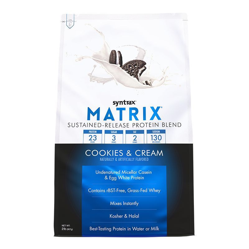 Многокомпонентный протеин Syntrax Matrix 907 гр Печенье и сливки  #1